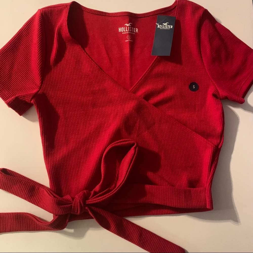 Hollister Wrap Tie Top